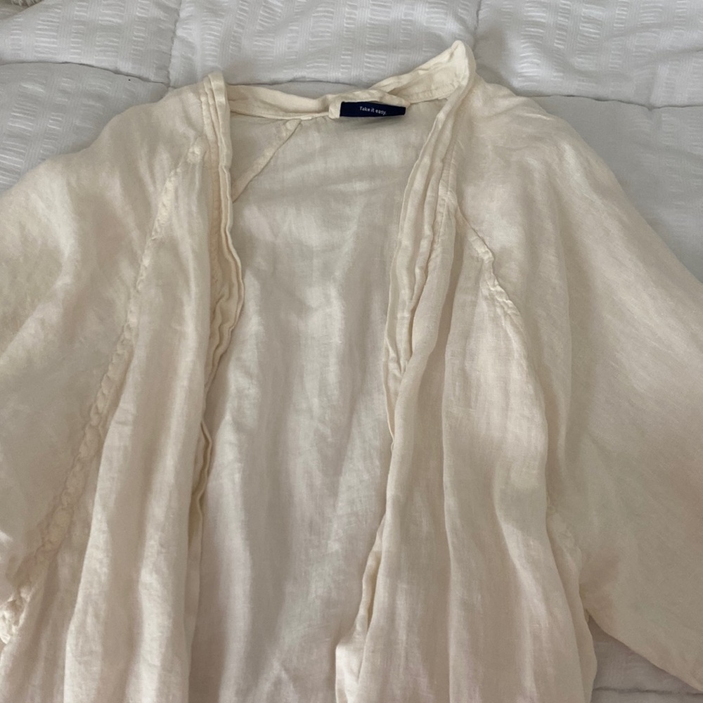 Cream robe